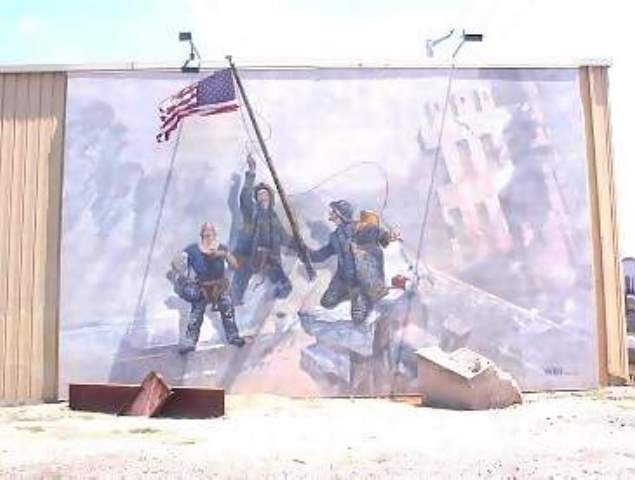 June

Mural honoring those lost on 9-11 in New York City
Sacramento, California